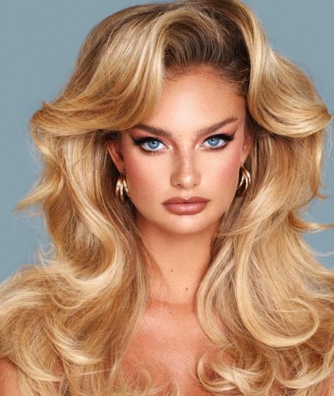 Supermodel Hair, Gemini Hair, 70s Hair, 80s Hair, Beauty Shoot, Long Blonde, Hair Reference, Long Blonde Hair, American Beauty