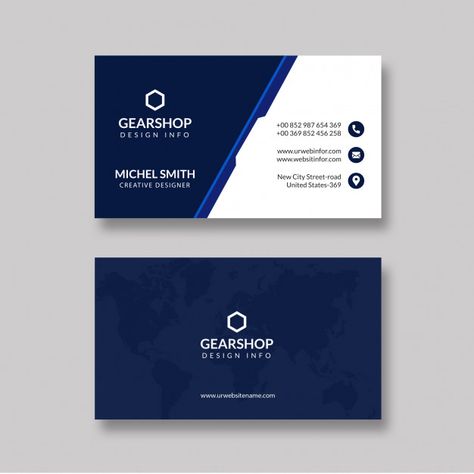 Blue And White Business Cards, Green Business Card Design, Printing Company Logo, White Business Card Design, Business Card Design Black, Yellow Business Card, Business Card Set, Business Brochure Design, Company Business Cards