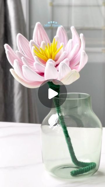 MintPlanet on Instagram: "Nymphaea / water lily / rubra   pipe cleaners production process click on the homepage for more content #handmade #Bouquet #手作 #collocation  #pipecleaners #手工 #雪尼尔杆 #chenille #扭扭棒 #flowers #braid #decoration #pendant #nymphaea #waterlily" Handmade Bouquet, Pipe Cleaners, Pipe Cleaner, Water Lily, Clean Water, Production Process, Wedding Decorations, Lily, Mint