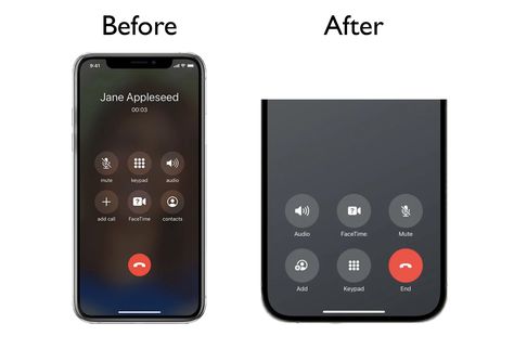 There are some major changes to iOS 17, which is rumored to be released next month and will likely be announced by Apple during its next iPhone event. With that said, the red End Call button has always been in the middle of the bottom of the call screen. Once iOS 17 is released, there will only be two rows of buttons on the call screen, with the red End Call button being put at the end of the second row of icons towards the bottom-right corner of the screen. This is a big move for Apple... Call Screen, Ios 17, Big Move, Apple News, Red Apple, Ios, Two By Two, Screen, Iphone