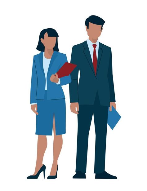 Business people. Woman and man in business clothes, office worker, politician, student, entrepreneur, businessmen. Vector image. Business Man Illustration, Office Worker Illustration, Business Man Cartoon, Gender Equality Poster, Equality Poster, Dress Etiquette, Ram Navmi, Business Attire Women, Business Clothes