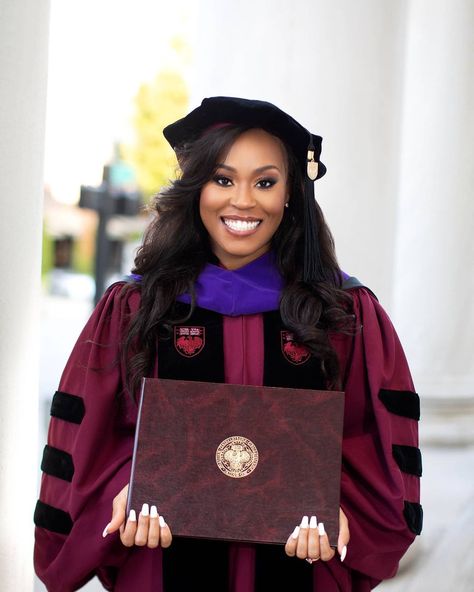 Doctoral Photoshoot, Lawyer Graduation Pictures, Education Major Graduation Pictures, Phd Graduation Photos, Md Graduation, Fredro Starr, Educated Women, Doctorate Graduation, Graduation Inspiration