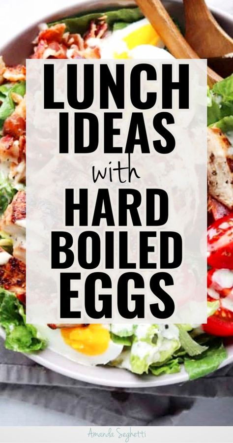 29 Best Lunch Ideas With Hard Boiled Eggs Hard Boiled Eggs Lunch Ideas, Egg Meals, Hard Boiled Easter Eggs, Creative Egg Recipes, Leftover Hard Boiled Eggs, Bacon Egg Salad, Boiled Egg Salad, Egg Nutrition Facts, Boiled Egg Recipes