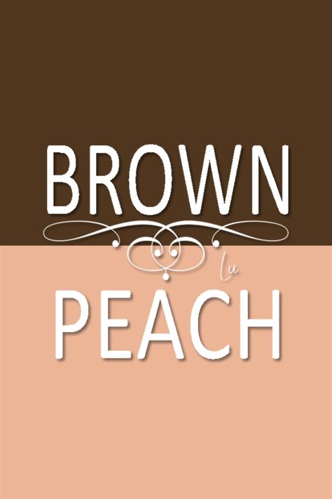 Brown And Peach Aesthetic, Brown And Peach Outfit, Colour Shade Card, Peach Clothes, Color Knowledge, Color Design Inspiration, Color Combos Outfit, Peach Aesthetic, Shade Card