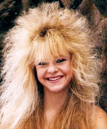 Eighties hair was definitely bigger but we'll let you decide if these styles -- created with a whole lot of hairspray -- were better 80s Big Hair, 80’s Hair, 80's Hairstyle, Hair Fails, 1980s Hair, Crimped Hair, 80s Hair, I'm With The Band, Hair Photo