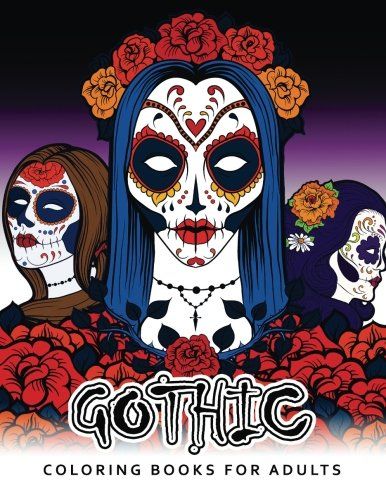 Hair Canvas, Sugar Skull Face, Skull Coloring Pages, Sugar Skull Girl, Car Bumper Stickers, Skull Art, Free Coloring Pages, Day Of The Dead, Adult Coloring Books