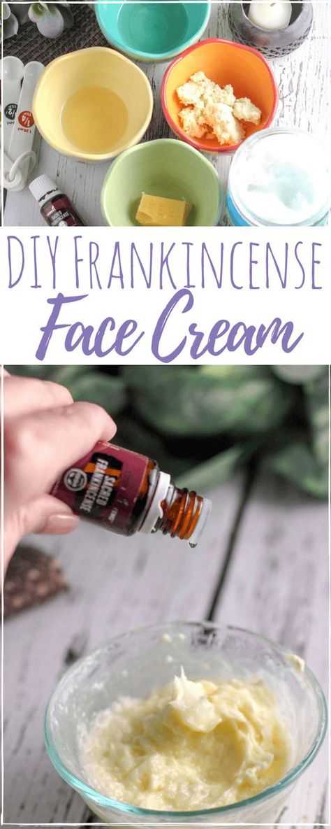 DIY frankincense face cream is the perfect anti-aging skin care you can trust. Non-toxic and all natural, you will love using this face cream daily. #antiaging #antiagingcream #AntiWrinkle #diyskincare #moisturizing  #skincare via @simplepure Face Cream Diy, Face Cream Recipe, Homemade Face Cream, Skin Care Routine For 20s, Creme Anti Age, Anti Aging Creme, Diy Skincare, Homemade Face, Moisturizing Body Wash