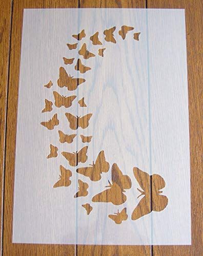 Butterflies Stencil Mask Reusable PP Sheet for Arts & Cra... https://www.amazon.co.uk/dp/B07JWB5BWV/ref=cm_sw_r_pi_dp_x_jSDZBbWYC82H5 Unique Backgrounds, Homemade Stamps, Butterfly Stencil, Stencil Decor, Butterfly Mask, Stencil Projects, Stencil Printing, Butterfly Template, Stencil Furniture