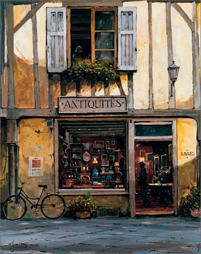 Italian Shop Fronts, French Shop Fronts, Architecture Drawing Art, Old Shop, Paris Cafe, Cottage Art, Shop Fronts, House Portraits, Shop Front