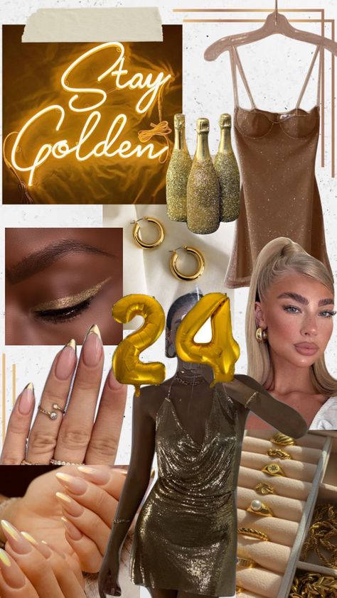 24th Birthday Decorations, Classy 21st Birthday, Golden Birthday Themes, Birthday Vegas, Gold Theme Birthday, Vegas Aesthetic, Golden Birthday Parties, 14th Birthday Cakes, 25th Birthday Cakes