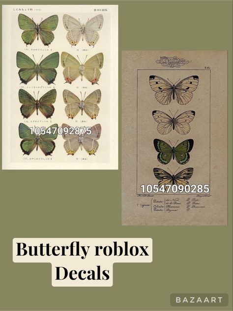 Butterfly Decals, School Decal, Blocksburg Room Ideas￼, Pic Code, Roblox Image Ids, House Decals, Bloxburg Decals Codes Wallpaper, House Decorating Ideas Apartments, Code Wallpaper