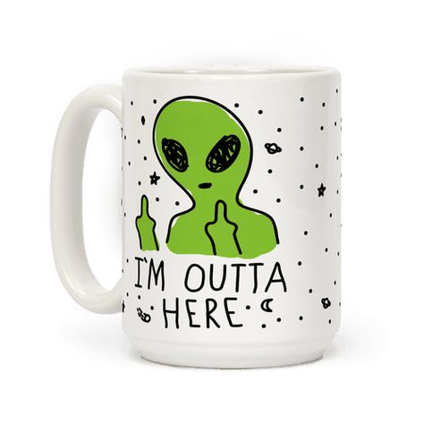 Unique Coffee Mugs, Unique Coffee, Ceramic Coffee Cups, Funny Coffee Mugs, Cute Mugs, Good Vibes Only, Outer Space, Ceramic Coffee Mug, Good Vibes