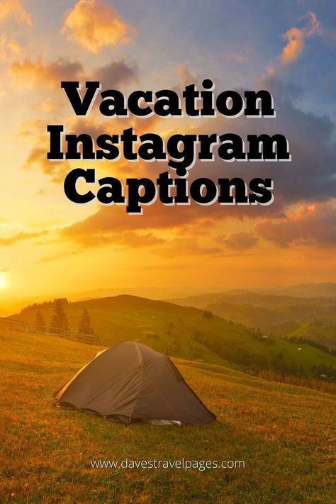 Looking for the perfect vacation Instagram caption for your holiday pictures? This list of 200+ caption ideas is all you'll ever need! Vacation Captions For Instagram, Vacation Instagram Captions, Vacation Instagram, Vacation Captions, Caption Ideas, Caption For Yourself, Cool Captions, Epic Photos, Captions For Instagram