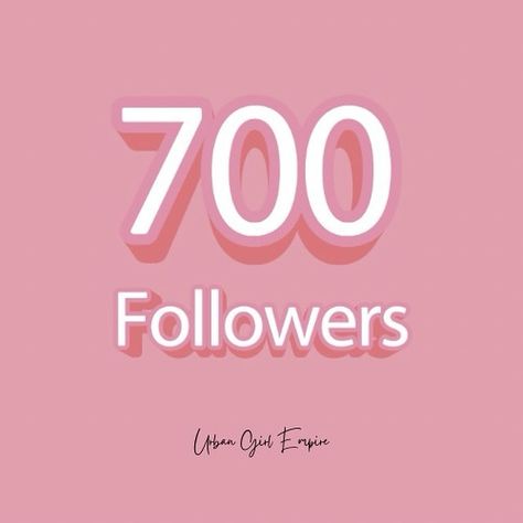 Hey everyone, I am absolutely thrilled to announce that we have reached 700 followers! I want to take a moment to express my deep gratitude to each and every beautiful person who has chosen to follow @urban_girl_empire. Your support means the world to me, and I am truly thankful from the bottom of my heart for all the love and encouragement you have shown. -Livia Help us achieve our goal of reaching 1,000 followers! We would greatly appreciate your support in spreading the word and inviting... 700 Followers Thank You, 2025 Goals, Body Motivation, Beautiful Person, My Heart, Gratitude, Vision Board, Encouragement, Take That