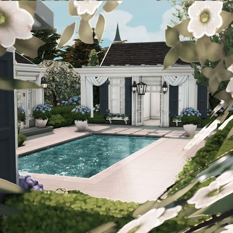 F a r f a l l a ☁️ (Posts tagged mydownloads) Sims 4 Colonial House, Sims 4 Brindleton Bay House, Sims 4 Hamptons, Dutch Colonial House, Brindleton Bay, Sims 4 Tsr, Casas The Sims 4, Save File, Dutch Colonial