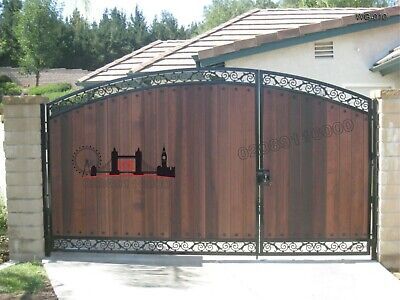 Wooden side gates