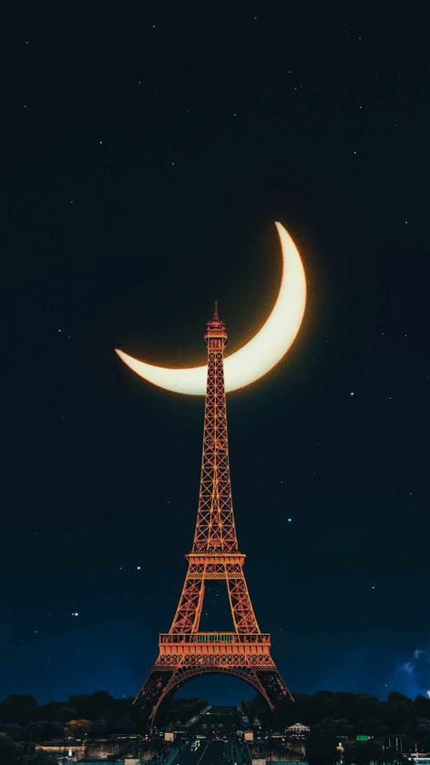 Moonlight Over Paris - iPhone Wallpapers : iPhone Wallpapers Paris Aesthetic Night, Paris Wallpaper Iphone, Paris Aesthetic Wallpaper, Paris Background, Uicideboy Wallpaper, Sunset Iphone Wallpaper, Torre Eiffel Paris, Exclusive Wallpaper, Eiffel Tower Photography