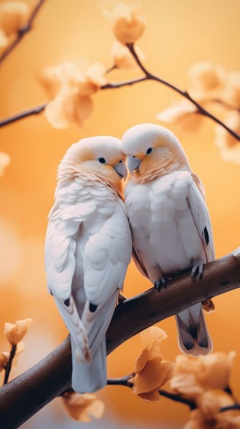 A couple love bird animal parrot beak. | premium image by rawpixel.com / Pitcha Benrohman Love Birds Wallpaper, Parrot Pictures, Kiss Aesthetic, Bird Couple, Parrot Wallpaper, Swan Pictures, Bird Mobile, Love Bird, Bird Wallpaper