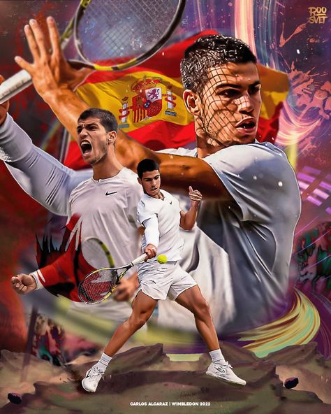 Wimbledon 2024, Tennis Wallpaper, Tennis Photography, Atp Tennis, Carlos Alcaraz, Tennis Outfit, Tennis Fan, Rafa Nadal, Mens Tennis