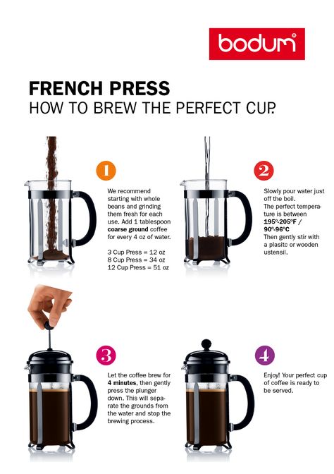 How-to Brew French Press Coffee Coffee Maker Recipes, Coffee 101, Resep Starbuck, French Press Coffee Maker, Percolator Coffee, Coffee Press, French Press Coffee, Coffee Is Life, Coffee Cafe