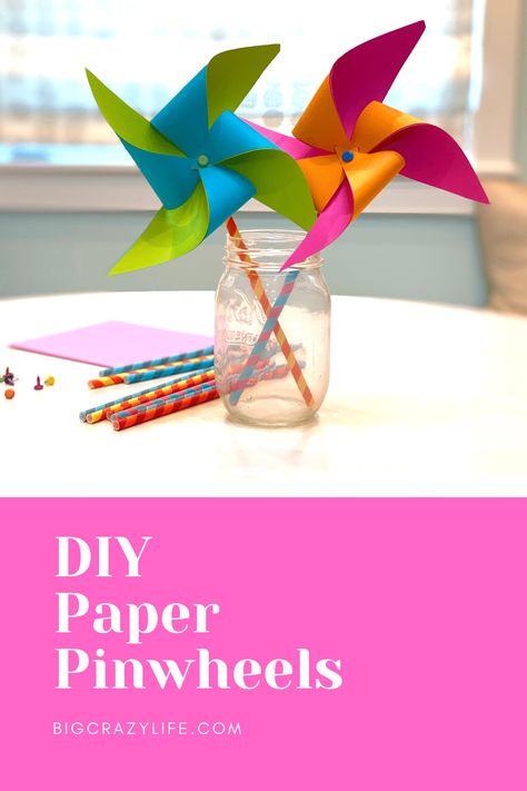 Paper Pinwheel Diy, Pinwheels Diy, Pinwheel Craft, Paper Pinwheels, Diy Pinwheel, Paper Folding Crafts, Pinwheels Paper, Winter Paper, Girl Scout Crafts