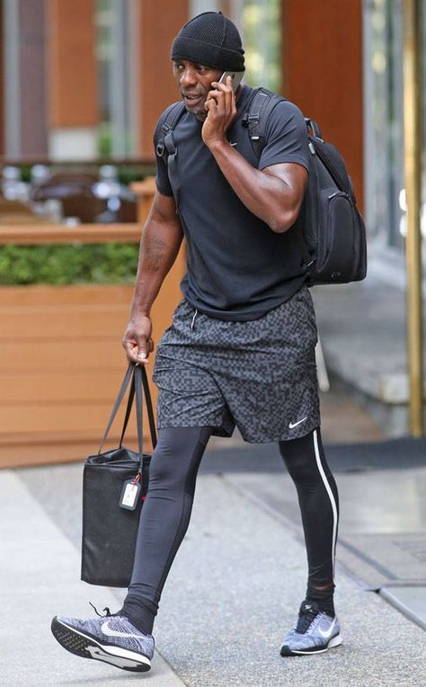 Idris Elba looking amazing as he leaves the Gym  | men's fitness wear | | men's gym wear | | fitness wear | |#fitnesswear #gymwear https://www.ninjaguide.com/ Male Positivity, Atla Fashion, Idris Elba Style, Idris Alba, Suave Men, Gym Wear Men, Gym Outfit Men, Idris Elba, Evolution Of Fashion