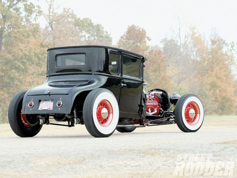 1927 Ford Model T Coupe - Flat-T Street Rodder, Ford Model T, Classic Automobiles, Custom Rods, Vintage Hot Rod, Traditional Hot Rod, Ford Vehicles, T Bucket, Classic Hot Rod