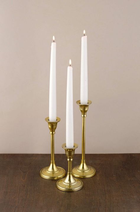 Beeswax taper candles