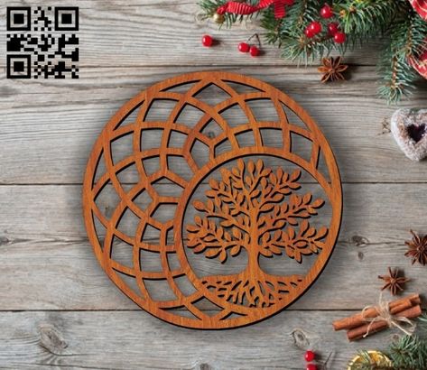 Tree E0011715 file cdr and dxf free vector download for laser cut – Free Download Vector Files Dxf Files Free Download Laser, Laser Earrings, Diy Laser Engraver, Wood Laser Ideas, Water Candle, Free Vector Files, Laser Cut Wood Crafts, Cnc Engraving, Cnc Files