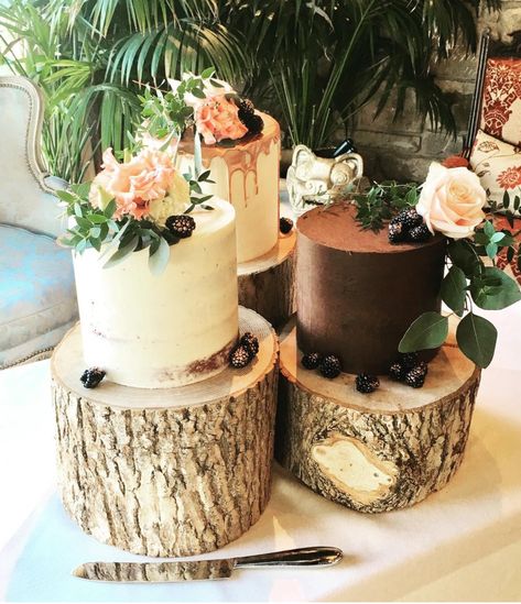 Wedding Cake Wood Stand, Wood Birthday Cake, Tree Stump Wedding Cake, Wooden Log Cake Stand, Log Cake Stand, Wedding Cake Base, Rustic Cake Stand Wood, Garden Birthday Cake, Rustic Wedding Cake Stand