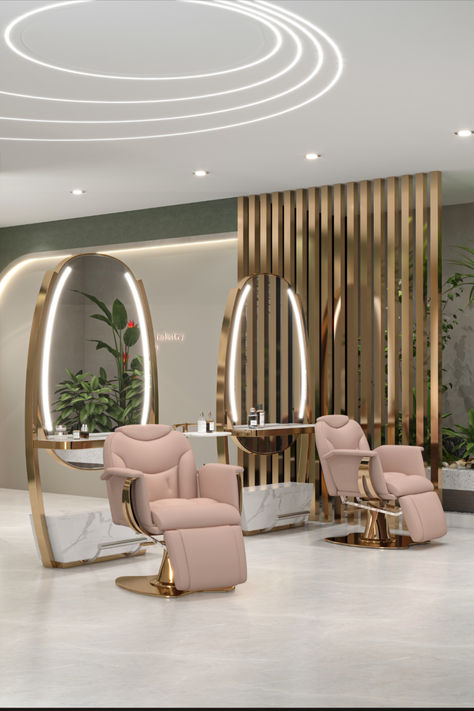 @BeNoravo barber chair, facial chair, lash chair for salon, beauty and spa. 💕👍 Blush Pink Salon, Pink Salon, Beauty Salon Chairs, Sofa Couch Design, Beauty Chair, Beauty Salon Interior Design, Salon Mirrors, Hair Salon Interior, Salon Suites Decor