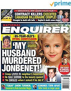 National Enquirer John Ramsey, Free Magazine Subscriptions, National Enquirer, Human Interest, Free Magazines, Magazine Subscription, Tv Entertainment, Real Life Stories, Today Show