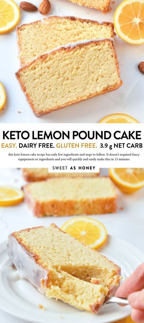 KETO LEMON POUND CAKE with Almond Flour, Dairy free, Gluten free #ketolemonpoundcake #ketolemoncake #ketocake #ketopoundcake #almondflourpoundcake #glutenfreepoundcake #healthylemoncake #healthypoundcake #healthylemonpoundcake #moistlemonpoundcake #easylemonpoundcake #lemonpoundcakeloaf #paleolemonpoundcake #dairyfreecake Healthy Lemon Cake, Keto Lemon Pound Cake, Moist Lemon Pound Cake, Gluten Free Pound Cake, Pond Cake, Lemon Cake Easy, Lemon Pound Cake Recipe, Dairy Free Cake, Postre Keto