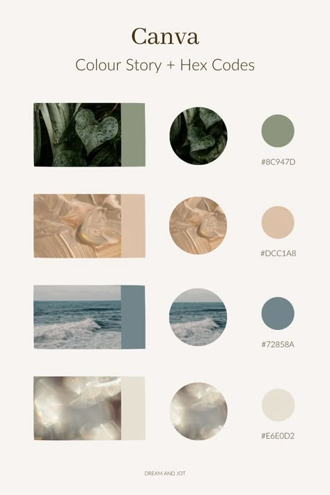 Earthy Color Palette Hex Code, Nature Colour Scheme, Wellness Colour Palette, Korean Color Palette, Color Palette For Instagram, Logo Color Palette Branding, Elegant Infographic, Branding Color Palette Colour Schemes, Business Color Palette Brand Design