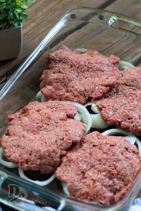 Easy 30 Minute Oven Baked Burgers Recipe Hamburgers In The Oven With Onions, Oven Baked Hamburger Patties Ground Beef, Oven Baked Burgers With Onions, The Best Hamburger Steak, Hamburger Steak Baked In Oven, Pioneer Woman Hamburger Steak, Oven Baked Hamburgers And Onions, Keto Hamburger Patty Recipes, Baked Burger Patties