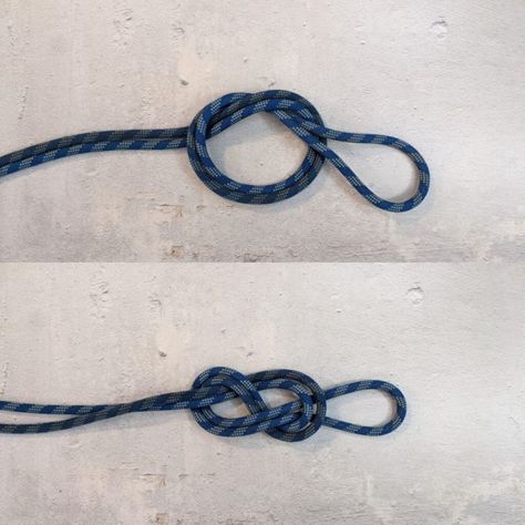 How to Tie Climbing Knots: 6 Knots You Need to Know - 99Boulders Climbing Knots, Cross Hands, Overhand Knot, Rope Knots, Climbing Rope, Figure 8, Time To Go, Climbing, Knot