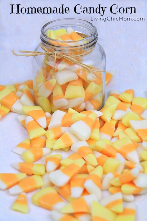 Homemade candy corn! Homemade Candy Corn Recipe, Candy Corn Recipe, Fun Diy Ideas, Homemade Candy, Corn Recipe, Candy Recipes Homemade, Homemade Candies, Halloween Food For Party, Halloween Recipes