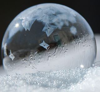 Ice Bubble, Frozen Bubbles, House Of Wolves, Snowflake Photos, Crystalline Structure, Ice Ball, Crystal Formations, Modern Disney, Soap Bubbles