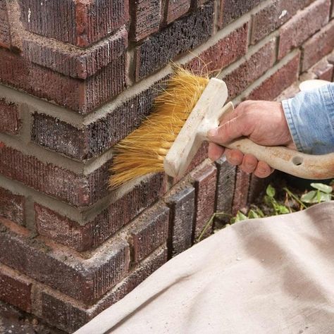 Stop Hiring Out for These Home Repairs | Family Handyman How To Fix Brick Mortar, Mortar Repair, Improve Curb Appeal, Bath Fan, Tile Repair, Bathroom Exhaust Fan, Diy House Renovations, Stone Blocks, Broken Screen