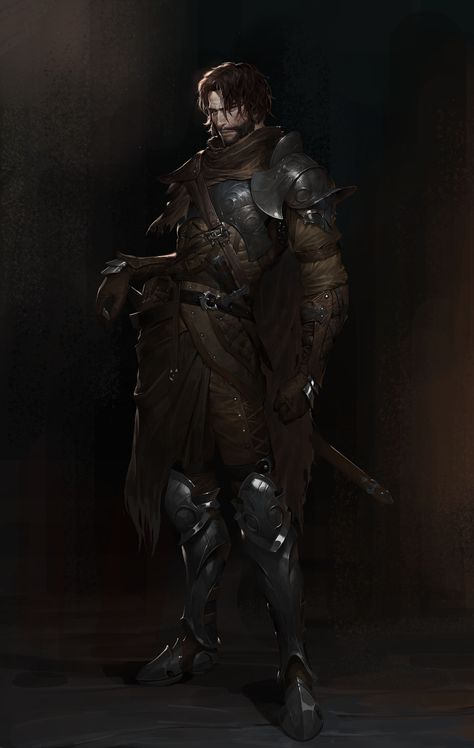 ArtStation - character concept design, AHN JUNG HWAN Knight Character Art Male, Medieval Character Design Male, Male Knight Character Design, Character Concept Design, Fantasy Concept, Character Inspiration Male, Male Characters, Knight Art, Fantasy Male