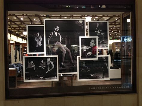 Photo Collage Display, Retail Branding, Brand Campaign, Store Display, Visual Merchandising, Window Display, Photo Studio, Photo Collage, Mansion