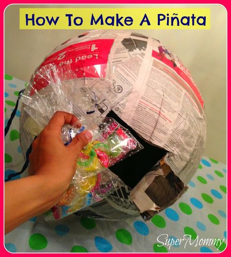 How to Make a Homemade Pinata - Easy Step-by-Step DIY Guide Paper Mache Pinata, Monster Pinata, Homemade Pinata, Hedgehog Party, How To Make Pinata, Halloween Pinata, Hulk Party, Birthday Pinata, Piñata Ideas