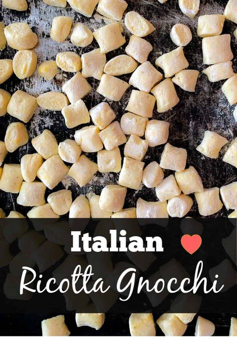 Gnocchi From Scratch, Cavatelli Recipe, Gf Pizza, Gnocchi Recipes Homemade, Ricotta Cheese Recipes, Gnocchi Pasta, Ricotta Gnocchi, Dumpling Dough, Gnocchi Recipe