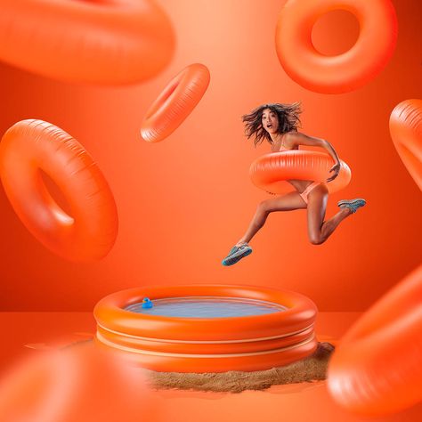 Keen Uneek Colorful Campaign – Fubiz Media Tim Tadder, Magic Spoon, Keen Uneek, Shoe Advertising, Photographie Portrait Inspiration, Creative Posters, Creative Ads, Commercial Photographer, Fun Fashion