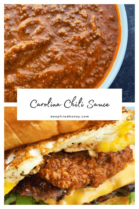 North Carolina Chili Sauce Recipe • deepfriedhoney Sauces For Hot Dogs, Hot Dog Chili Recipe Easy Quick, Hot Dog Chili Recipe Southern, Southern Hot Dog Chili Sauce, Hot Dog Chili Recipe Easy, Chili Sauce For Hot Dogs, Chili Southern, Hot Dog Chili Sauce Recipe, Hot Dog Chili Recipe