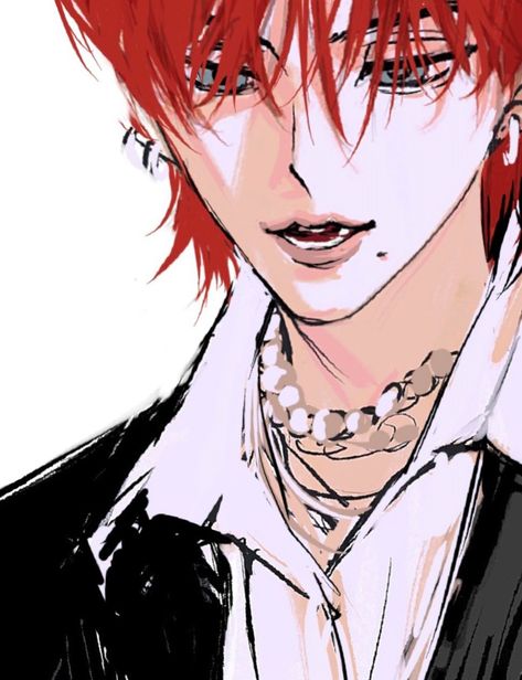 Yoshi Fanart, Red Profile Picture, Red Profile, Artsy Wallpaper Iphone, Red Hair Boy, Boy Drawing, Character Design Male, Detail Art, 영감을 주는 캐릭터