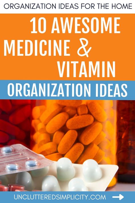 Looking for organization ideas for your home? Here are 10 best organization ideas to organize vitamins and medicines! Medicine Organizer Ideas, Pill Bottle Organization Storage, Storing Medication Ideas, How To Organize Vitamins, How To Organize Vitamin Bottles, Pill Bottle Storage Ideas, Prescription Bottle Organization, How To Store Vitamins On Counter, Organize Supplements And Vitamins