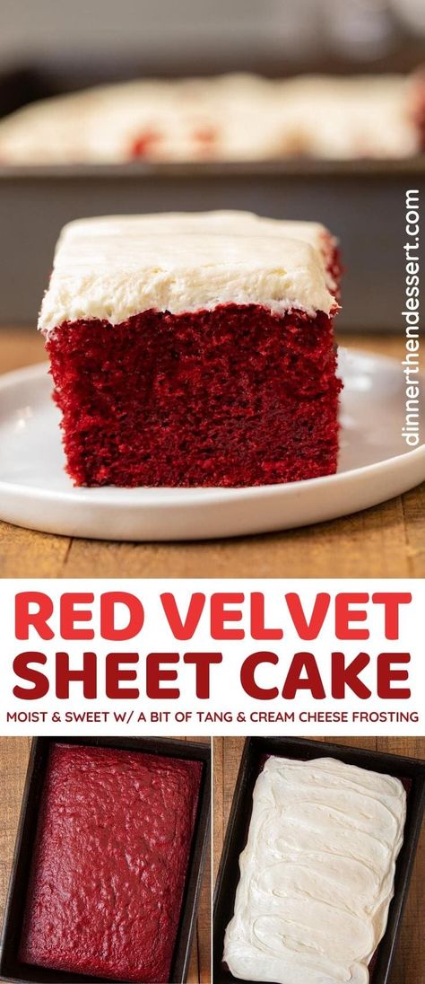 Red Velvet Texas Sheet Cake, Red Velvet Cake Sheet Cake, Single Layer Red Velvet Cake, Cake Decorating For Birthday, Red Velvet Sheet Cake Recipe, Easy Red Velvet Cake Recipe, Red Velvet Sheet Cake, Red Velvet Cake Recipe Easy, Homemade Red Velvet Cake