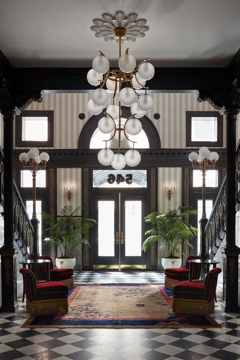 New Orleans Interior, New Orleans Interior Design, Interior Design Jobs, Classic Hotel, Grand Hall, New Orleans Homes, Ace Hotel, Lower East Side, Design Jobs