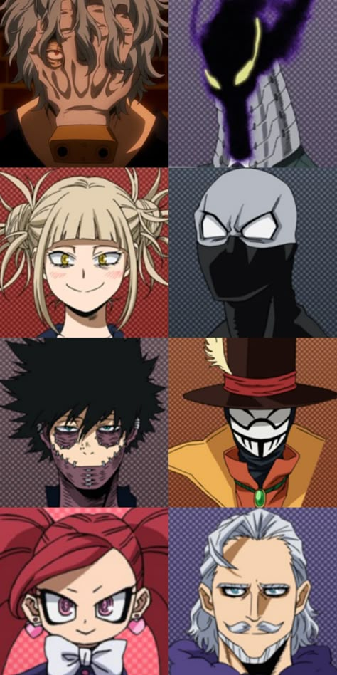 Mha Villains Names, League Of Villains Bnha Wallpaper, My Hero Academia Villians, Mha League Of Villains, My Hero Academia Villains, League Of Villains Bnha, My Villain Academia, My Hero Academia Toga, Spiderman App